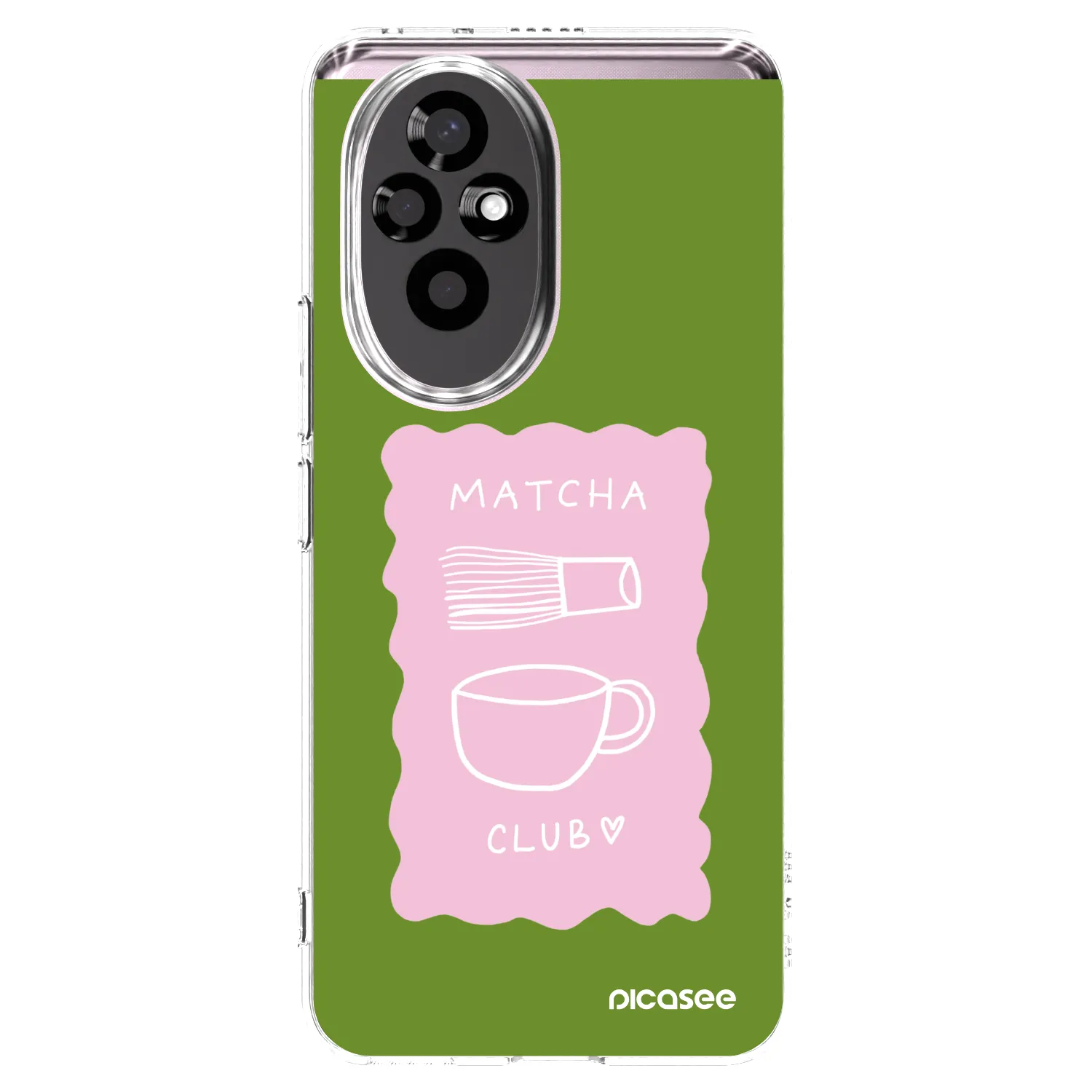 Picasee Honor 200 Pro 5G Hülle - Transparentes Silikon - Matcha club
