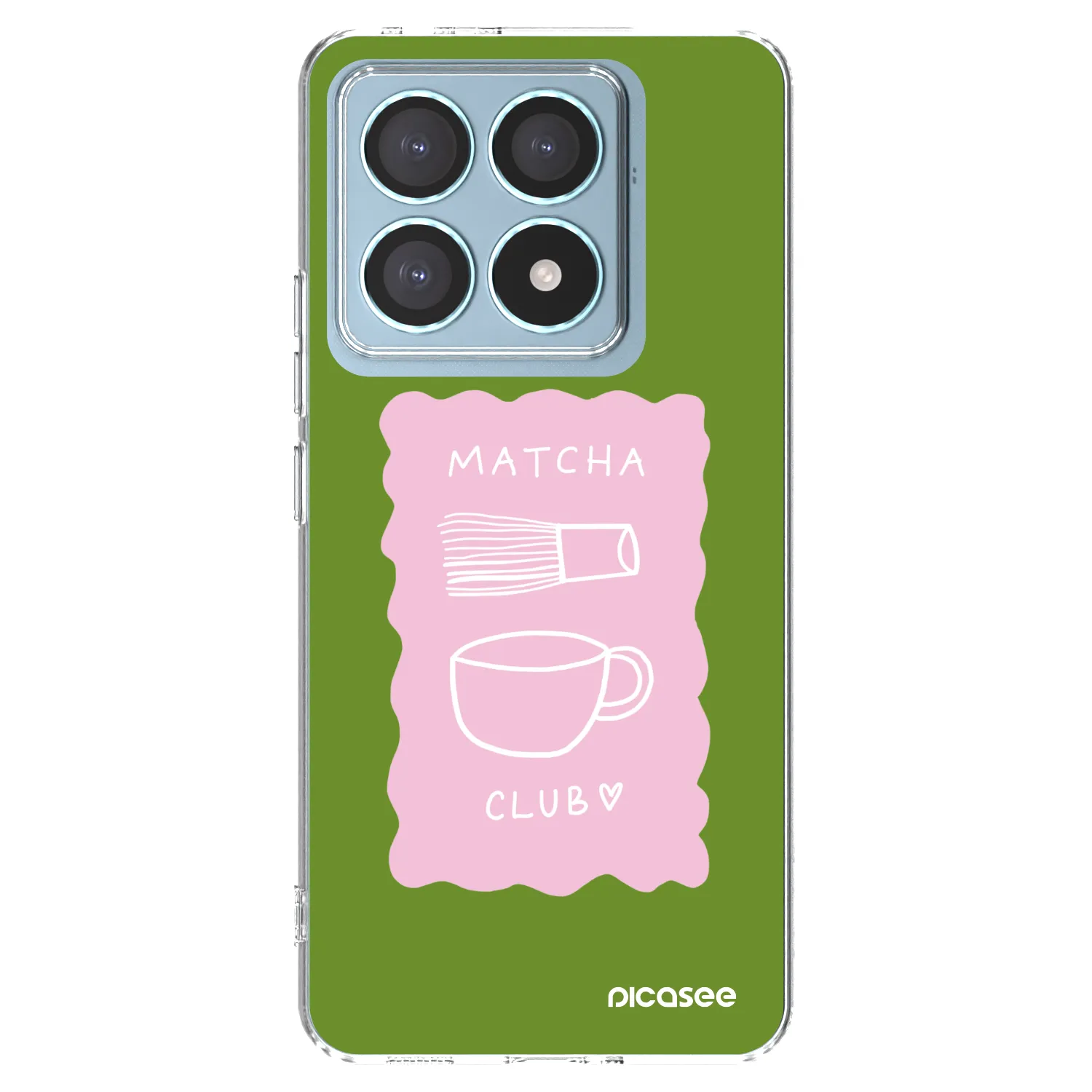 Picasee Xiaomi 14T Pro Hülle - Transparentes Silikon - Matcha club