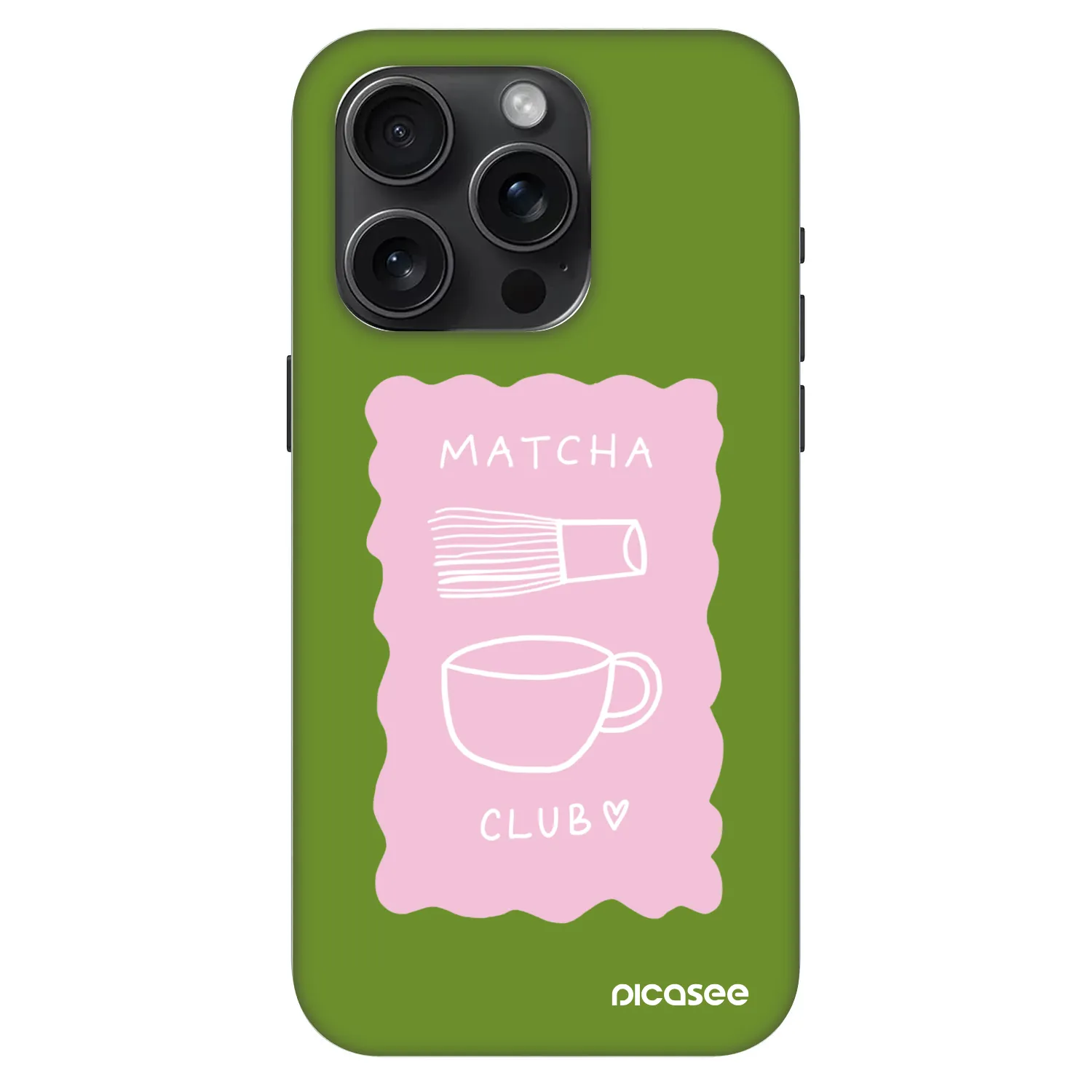 Picasee Fashion Case MagSafe für Apple iPhone 15 Pro - Matcha club