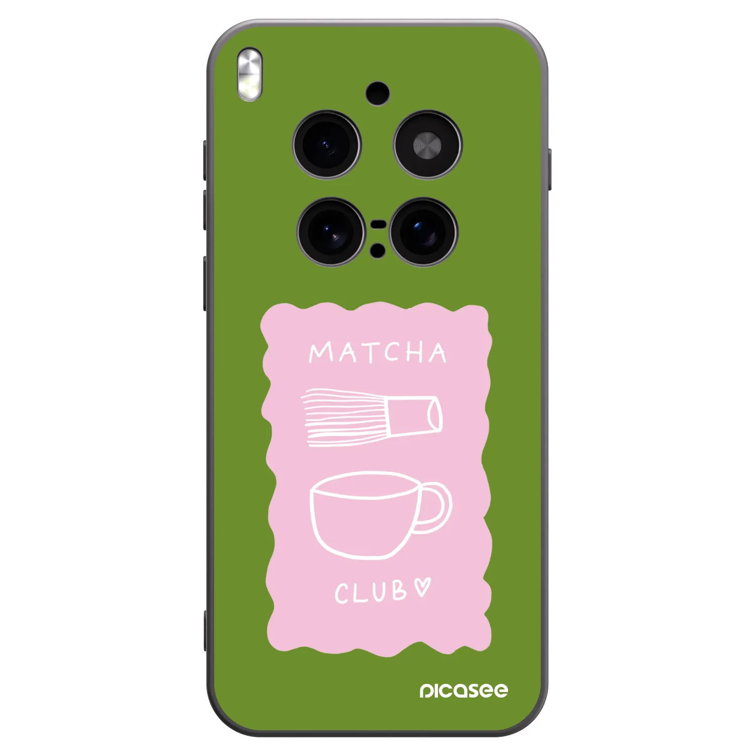 Picasee Vivo X300 Pro Hülle - Schwarzes Silikon - Matcha club