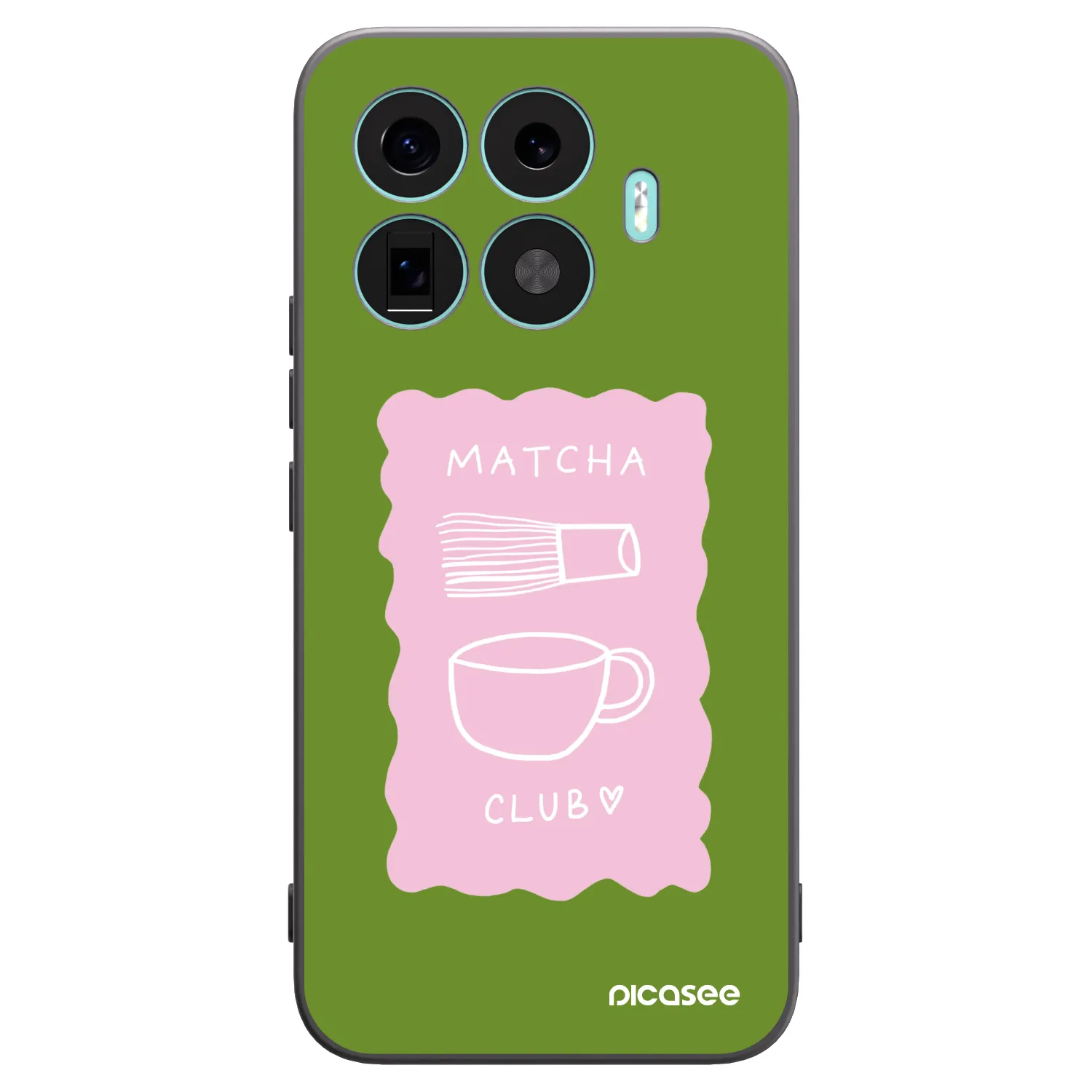 Picasee Xiaomi 17T Pro Hülle - Schwarzes Silikon - Matcha club