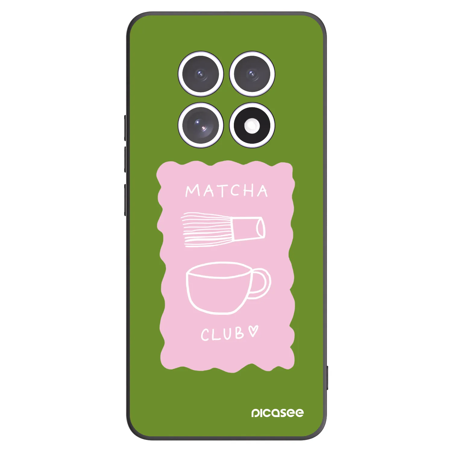 Picasee Xiaomi Redmi Note 15 5G Hülle - Schwarzes Silikon - Matcha club