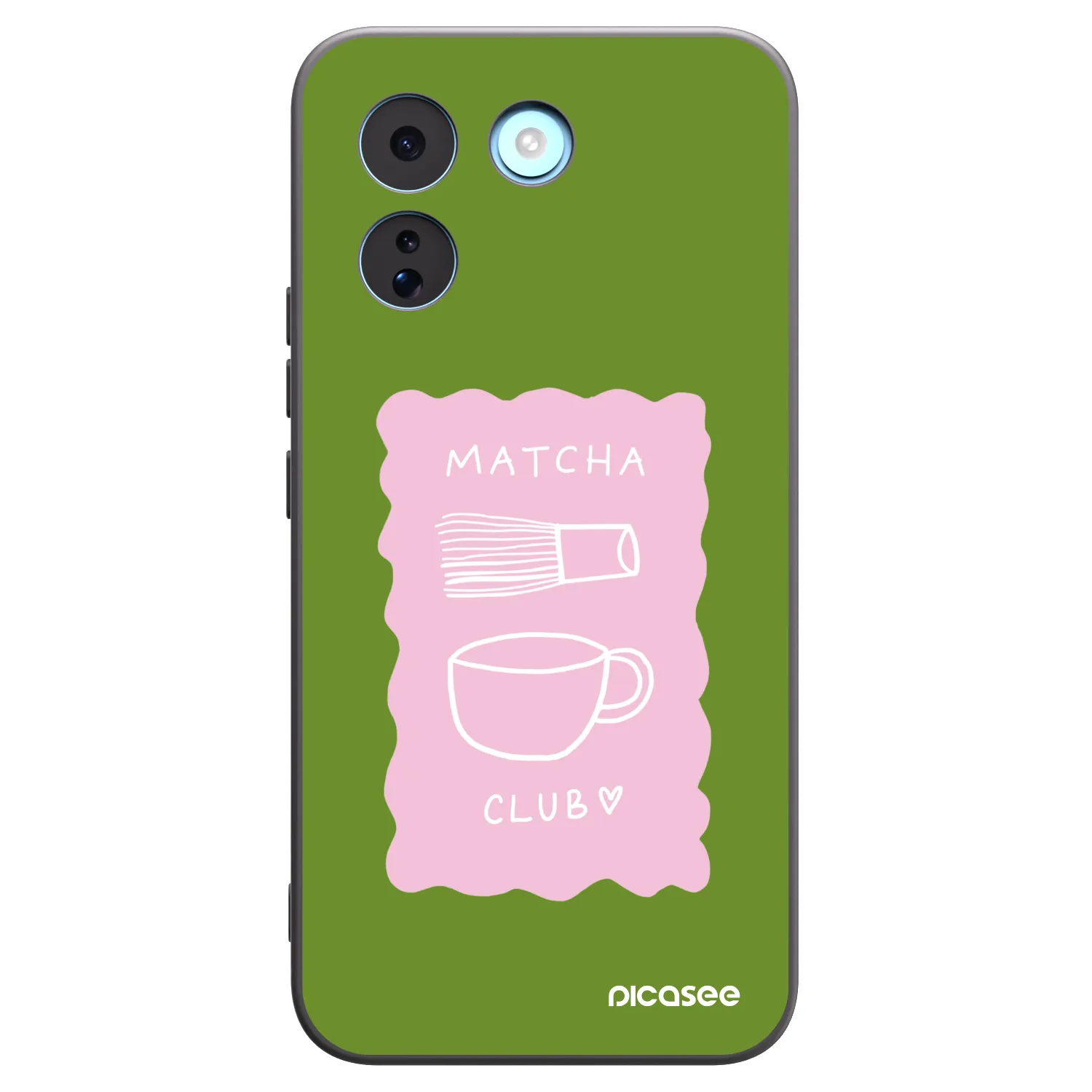 Picasee Xiaomi Redmi Note 17 Pro MAX 5G Hülle - Schwarzes Silikon - Matcha club