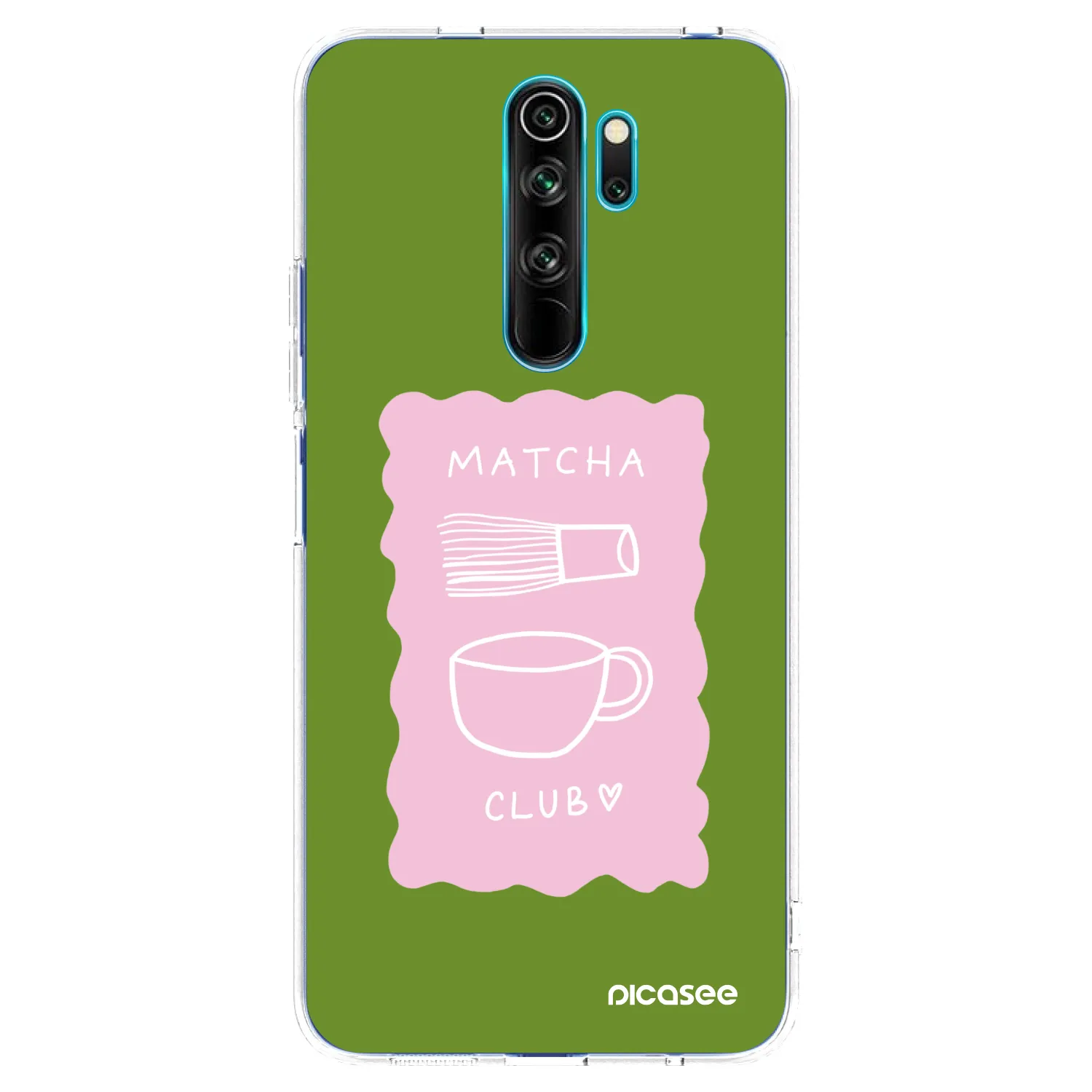 Picasee Xiaomi Redmi Note 8 Pro Hülle - Transparentes Silikon - Matcha club