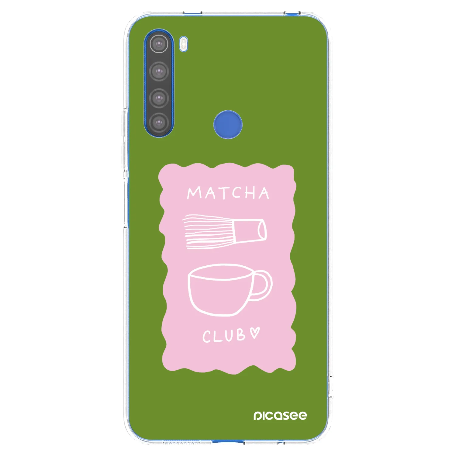 Picasee Xiaomi Redmi Note 8T Hülle - Transparentes Silikon - Matcha club