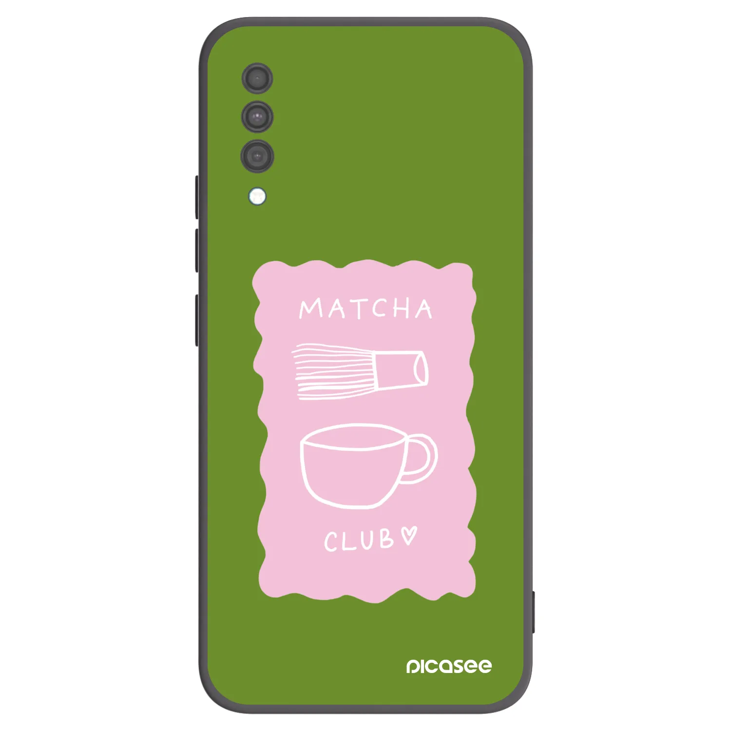 Picasee Samsung Galaxy A30s A307F Hülle - Schwarzes Silikon - Matcha club