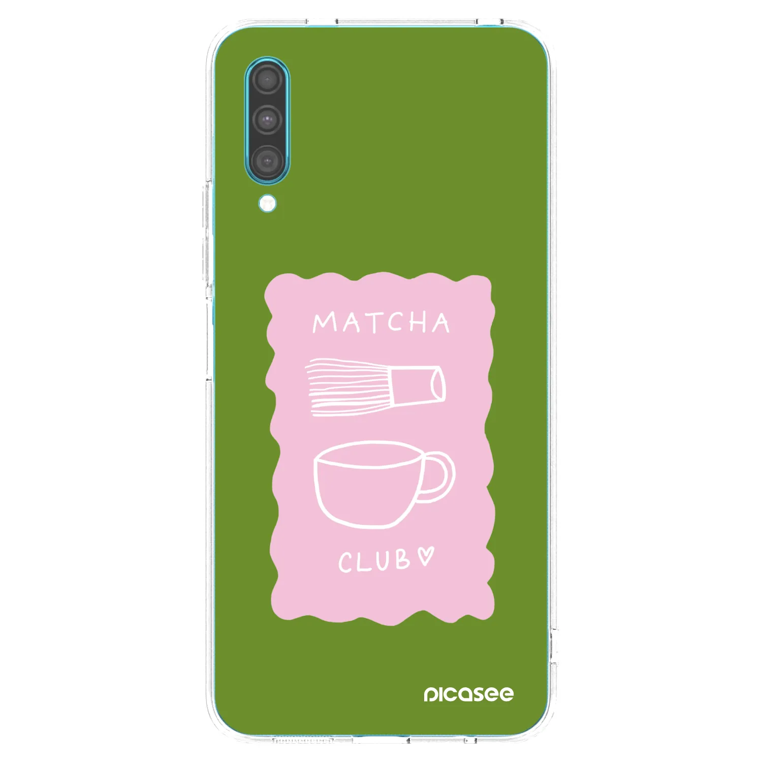 Picasee Samsung Galaxy A30s A307F Hülle - Transparentes Silikon - Matcha club