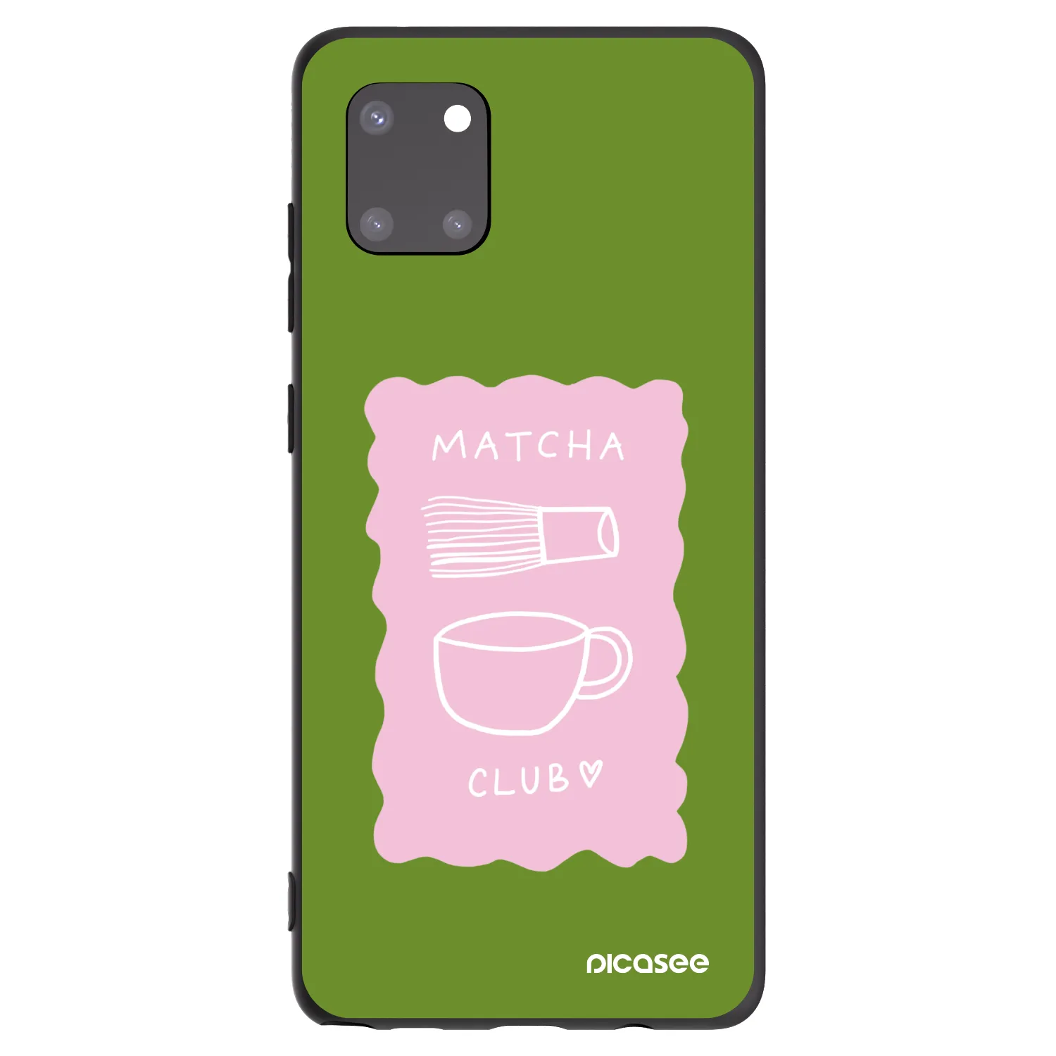 Picasee Samsung Galaxy Note 10 Lite N770F Hülle - Schwarzes Silikon - Matcha club