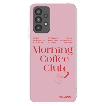 Picasee Samsung Galaxy A73 5G Hülle - Transparentes Silikon - Morning