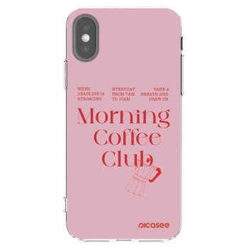 Picasee Apple iPhone X/XS Hülle - Transparentes Silikon - Morning