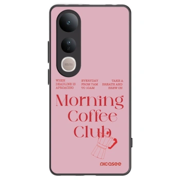 Picasee Vivo V50 Lite 5G Hülle - Schwarzes Silikon - Morning