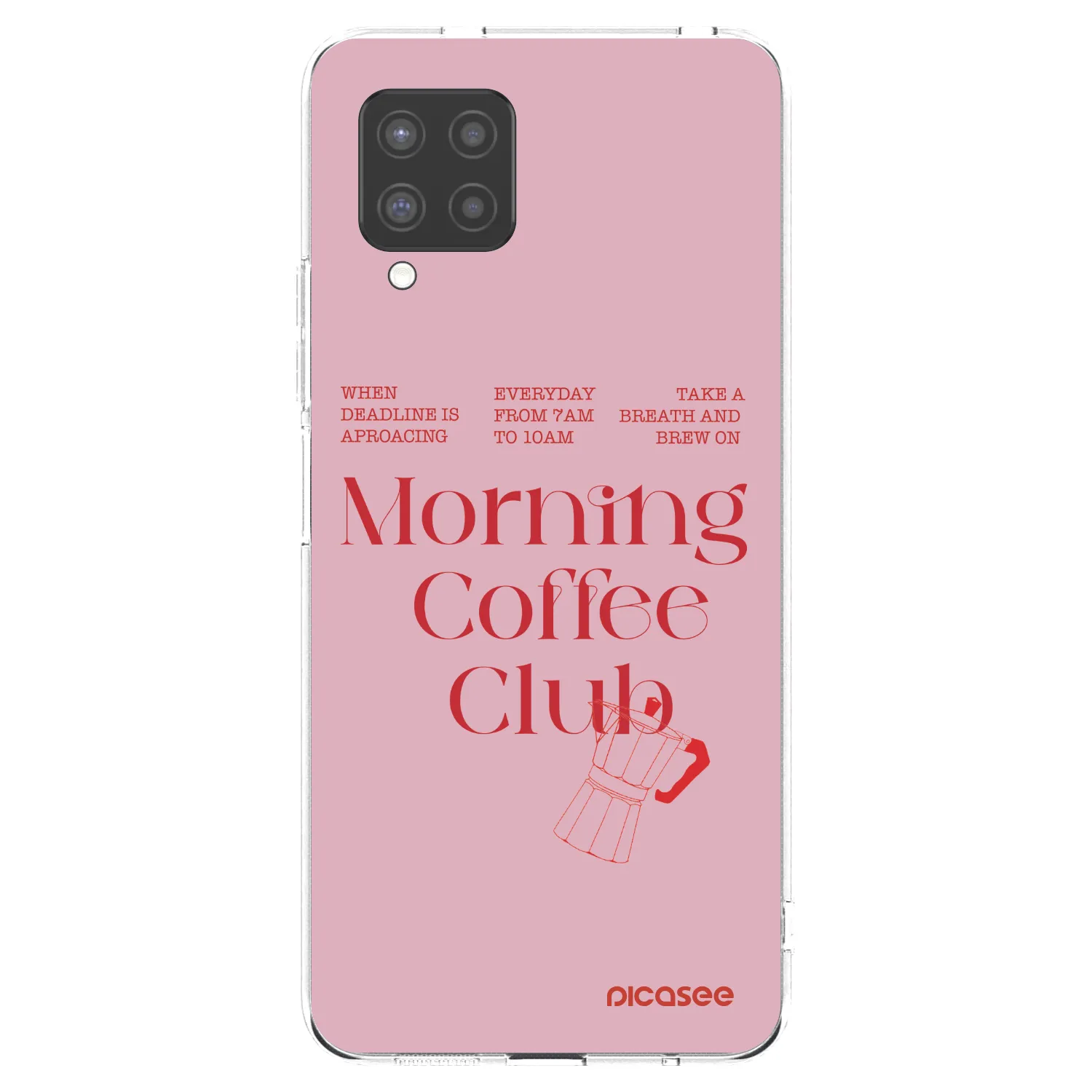 Picasee Samsung Galaxy A42 A426B Hülle - Transparentes Silikon - Morning