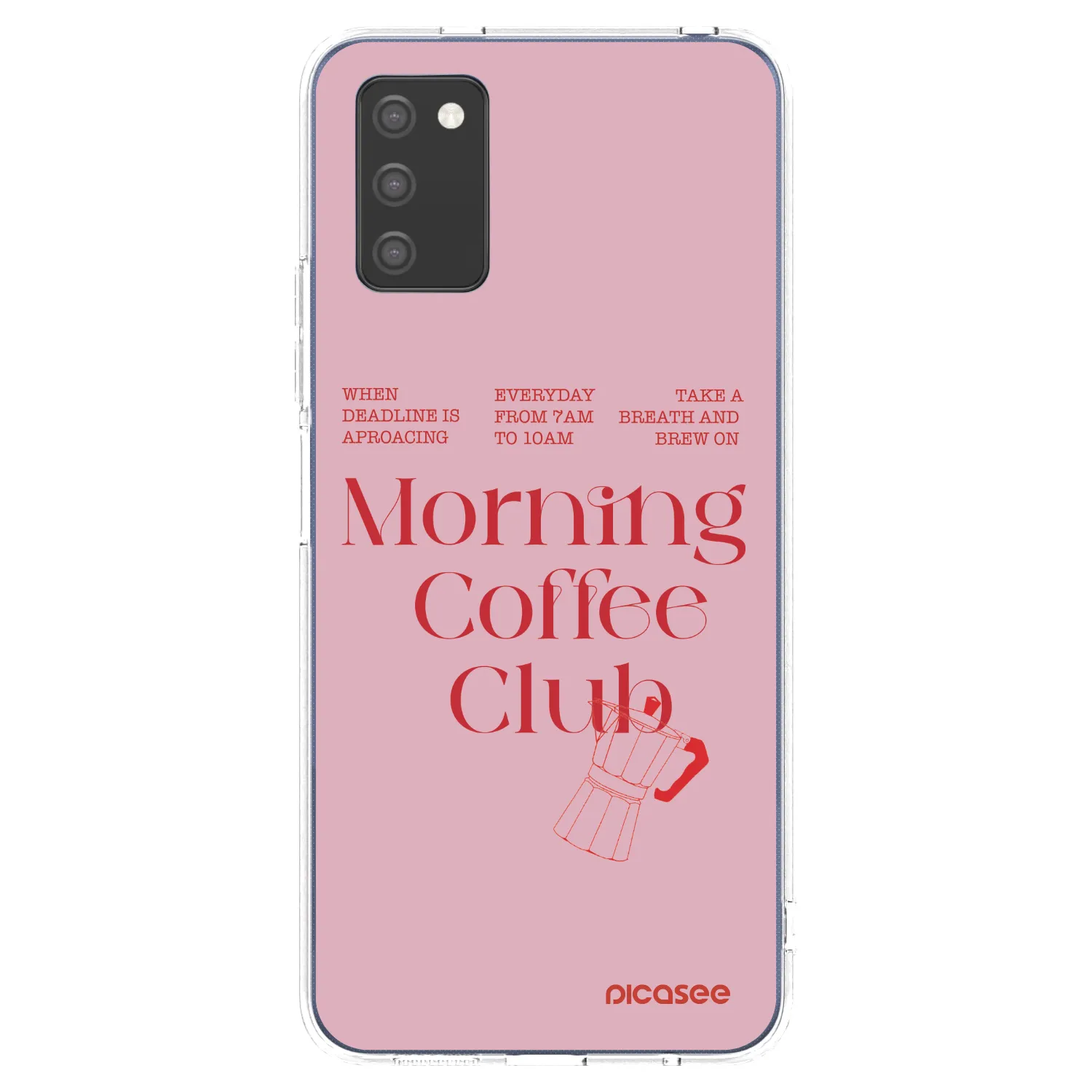 Picasee Samsung Galaxy A02s A025G Hülle - Transparentes Silikon - Morning