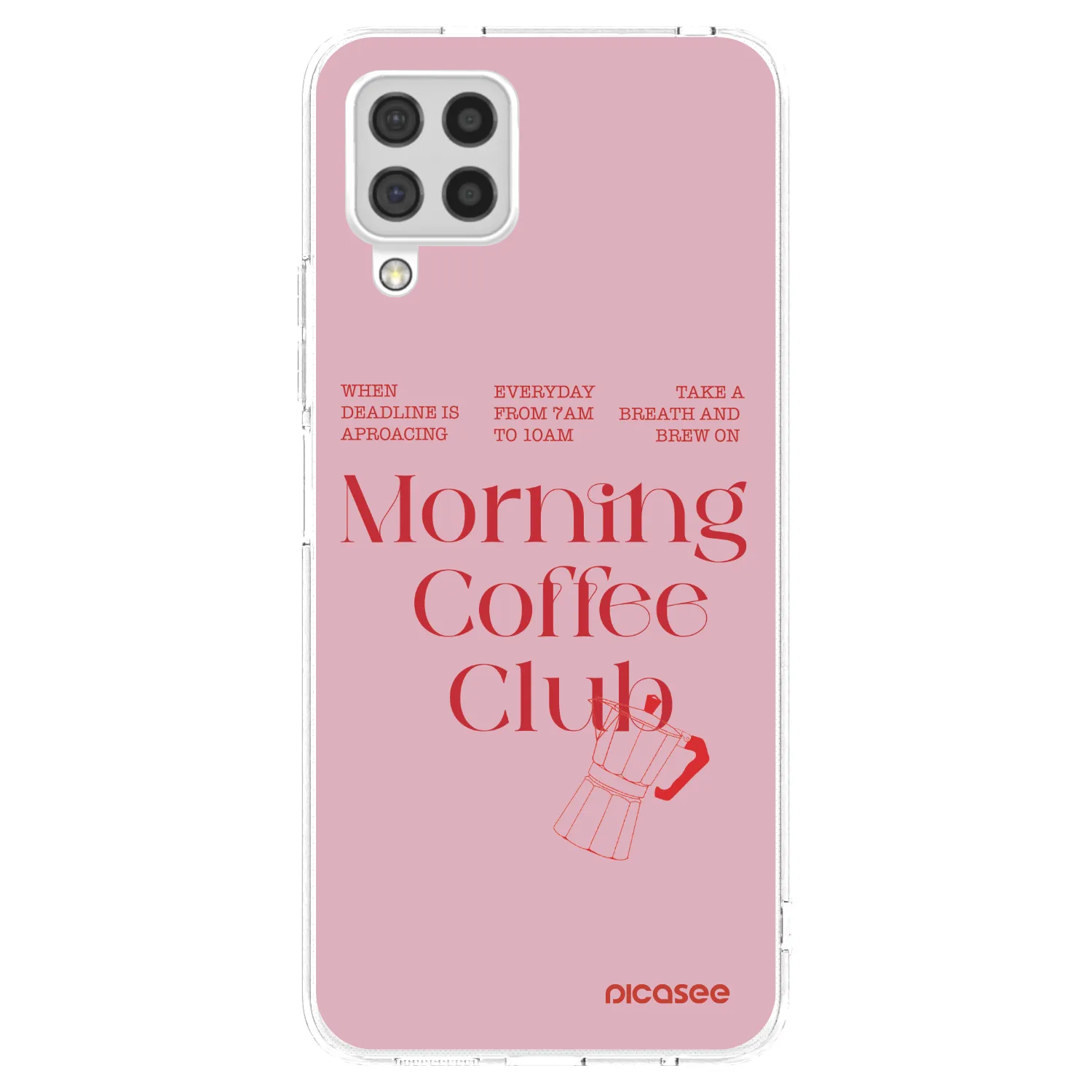Picasee Samsung Galaxy A22 A225F 4G Hülle - Transparentes Silikon - Morning