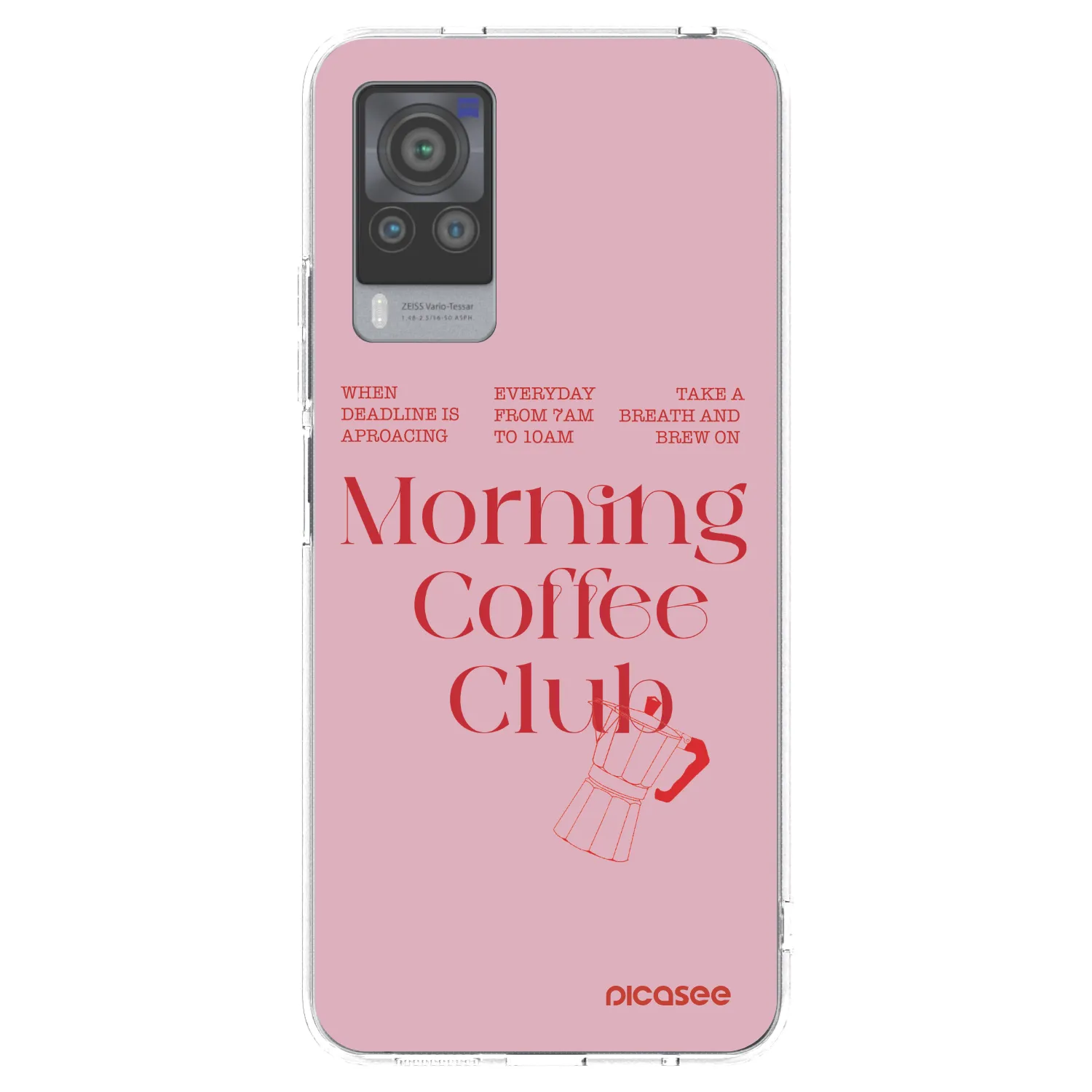 Picasee Vivo X60 Pro 5G Hülle - Transparentes Silikon - Morning