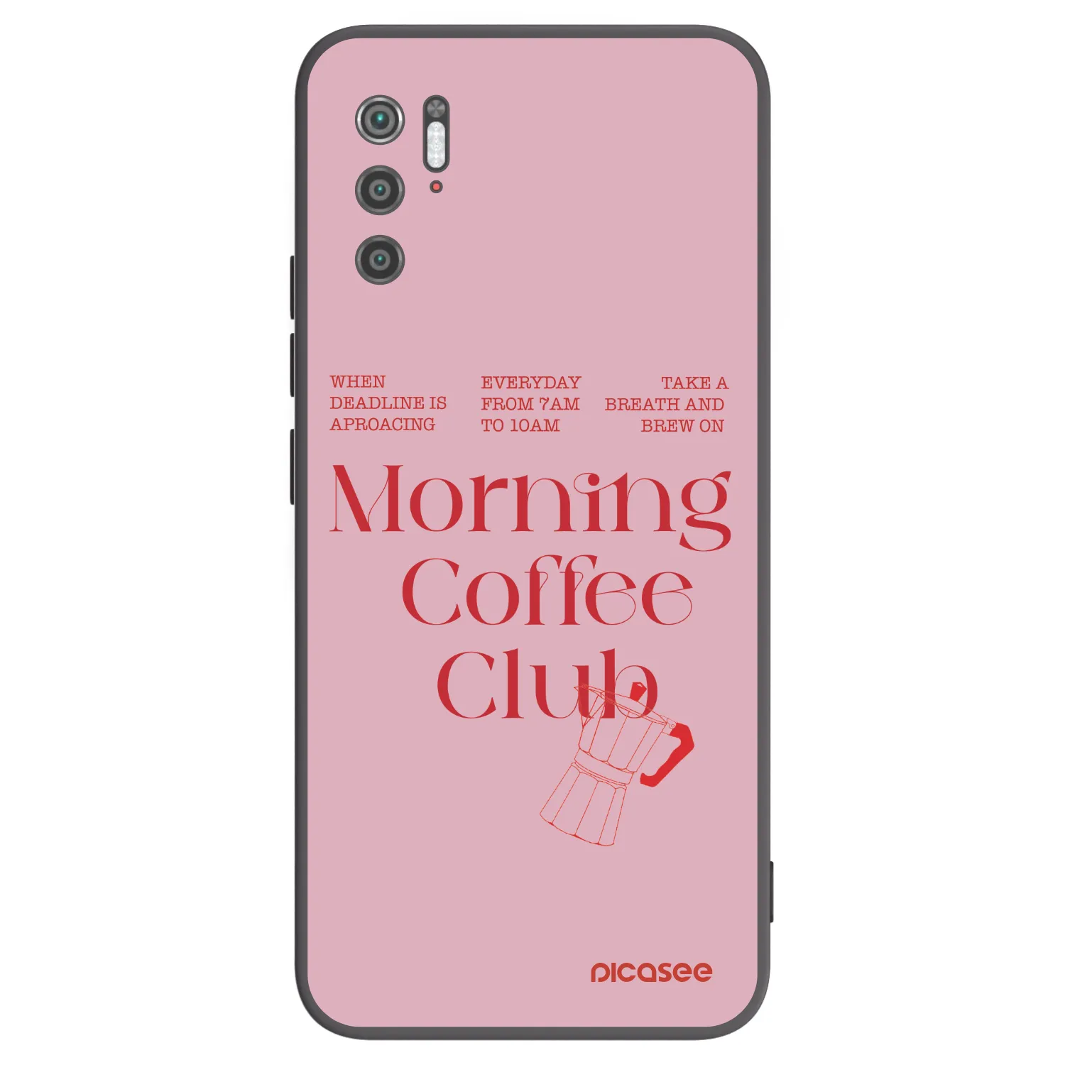Picasee Xiaomi Poco M3 Pro 5G Hülle - Schwarzes Silikon - Morning