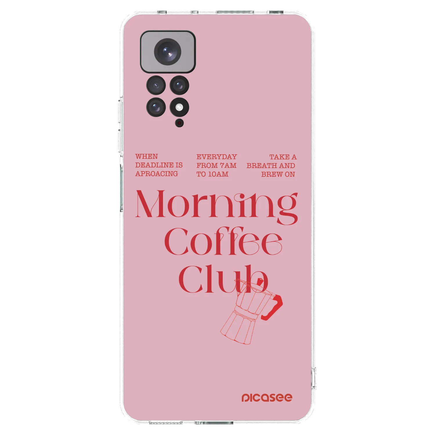 Picasee Xiaomi Redmi Note 11 Hülle - Transparentes Silikon - Morning
