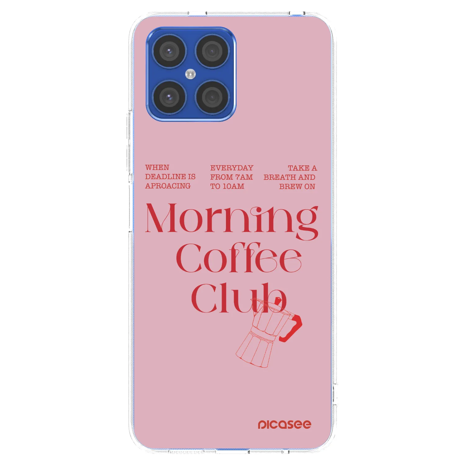Picasee Honor X8 4G Hülle - Transparentes Silikon - Morning