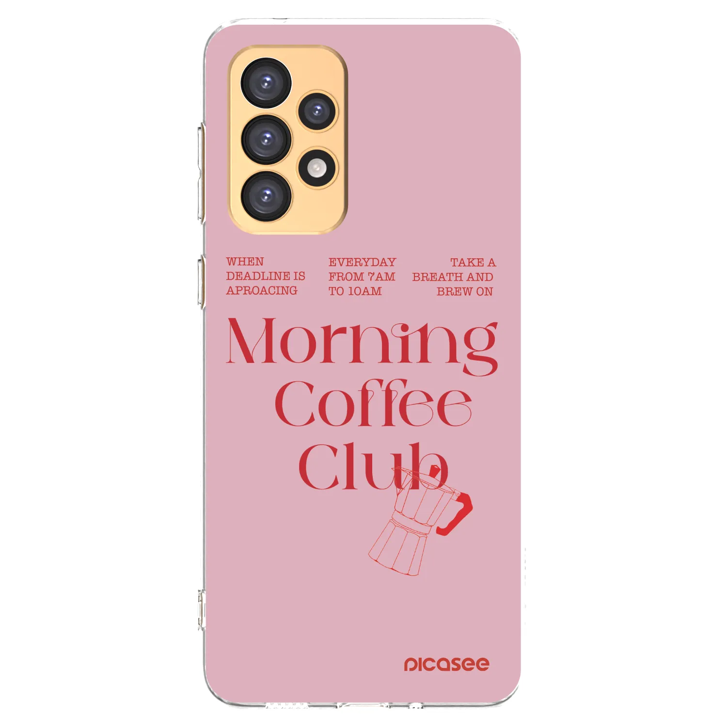 Picasee Samsung Galaxy A33 5G A336 Hülle - Transparentes Silikon - Morning