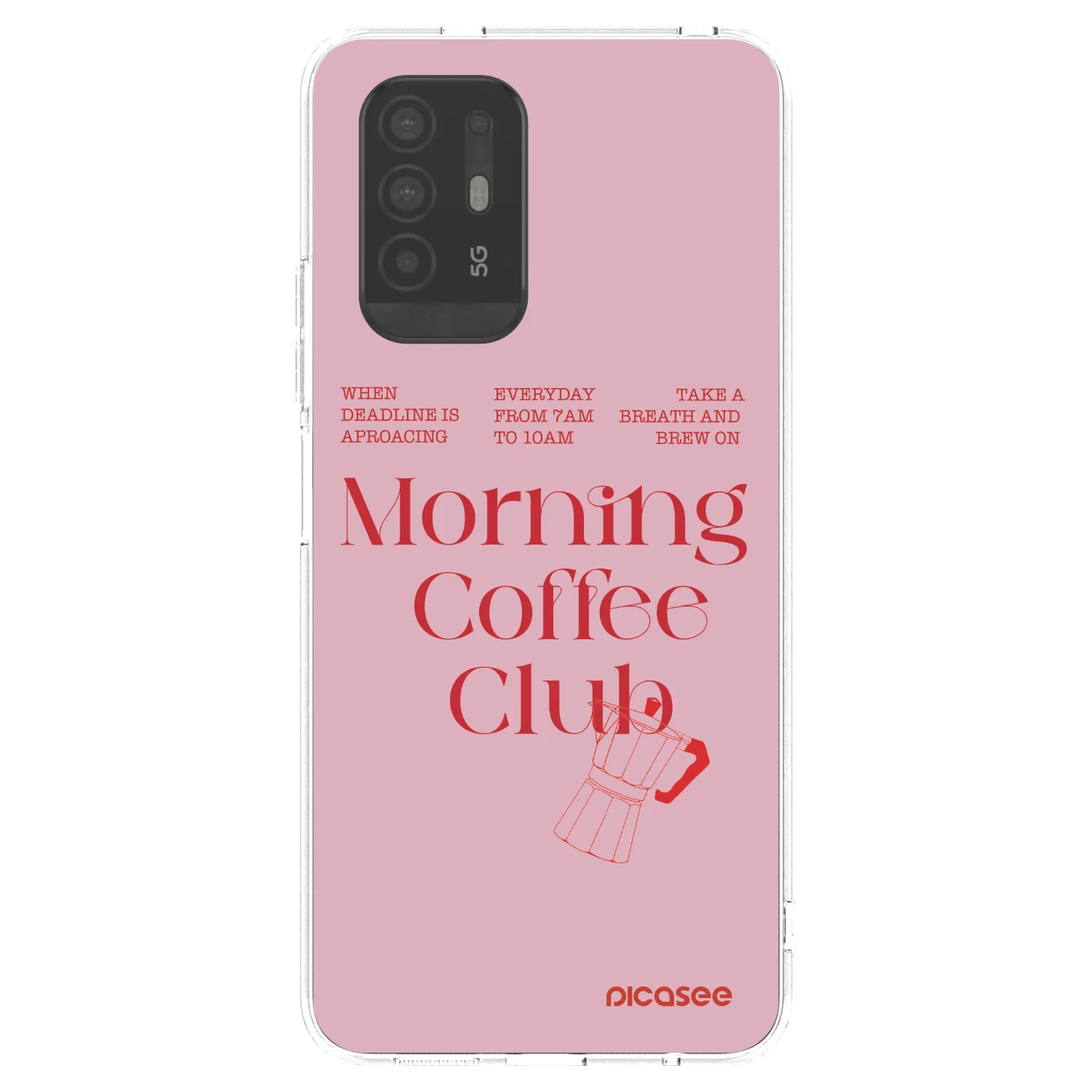 Picasee OPPO A94 5G Hülle - Transparentes Silikon - Morning