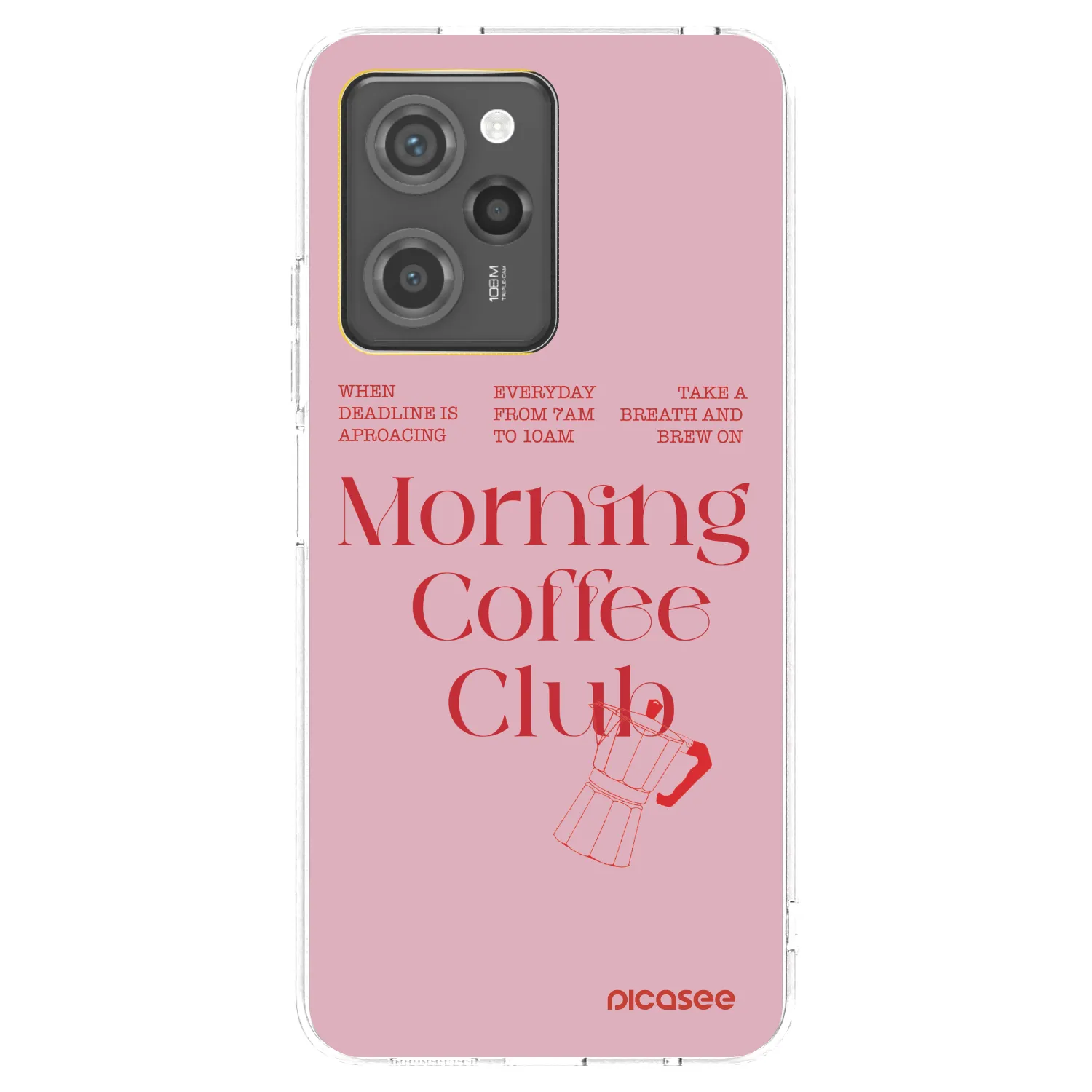 Picasee Xiaomi Poco X5 Pro Hülle - Schwarzes Silikon - Morning