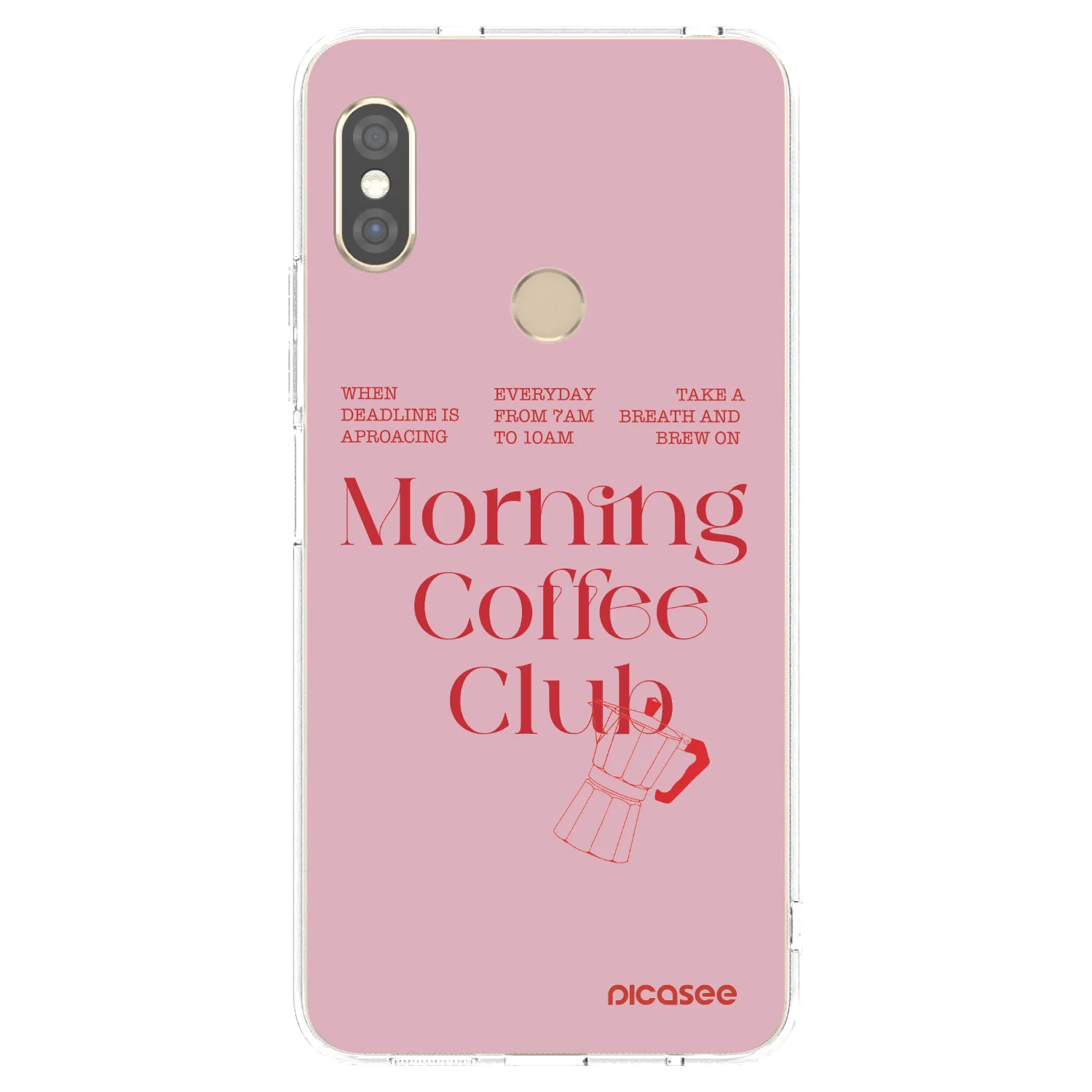 Picasee Xiaomi Redmi Note 5 Global Hülle - Transparentes Silikon - Morning
