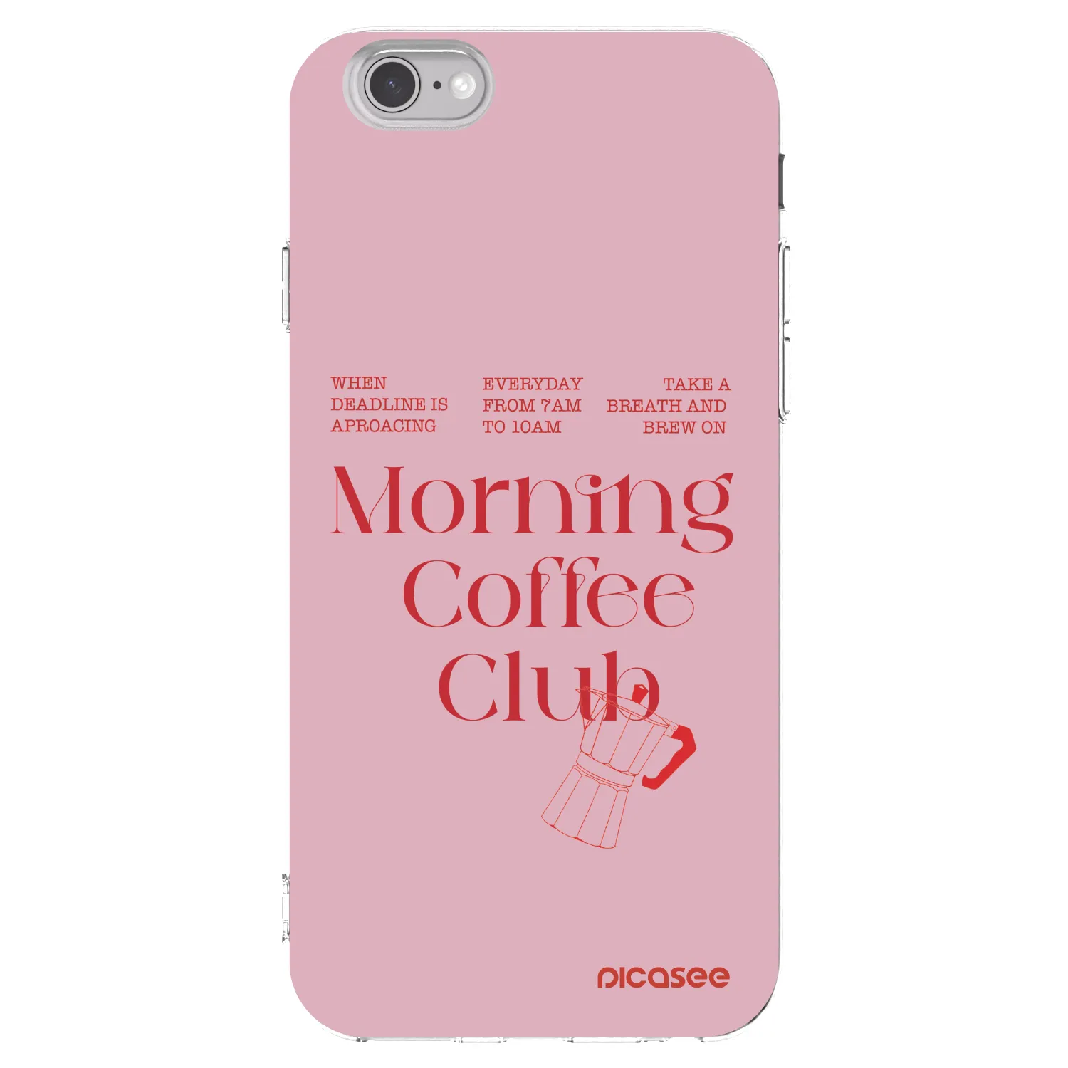 Picasee Apple iPhone 6/6S Hülle - Transparentes Silikon - Morning