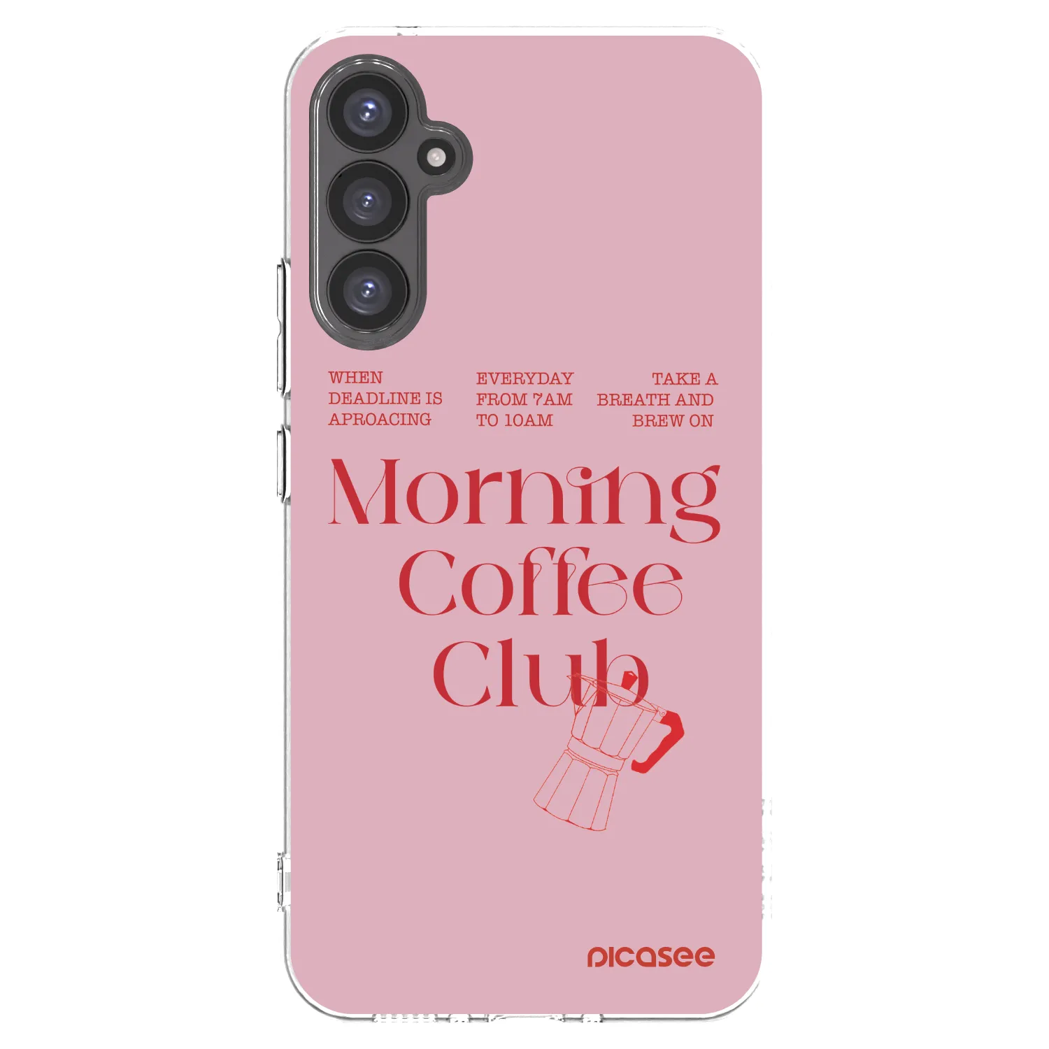 Picasee Samsung Galaxy A34 5G A346B Hülle - Transparentes Silikon - Morning