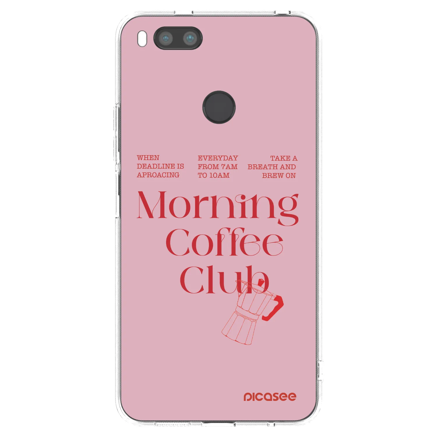 Picasee Xiaomi Mi A1 Global Hülle - Transparentes Silikon - Morning