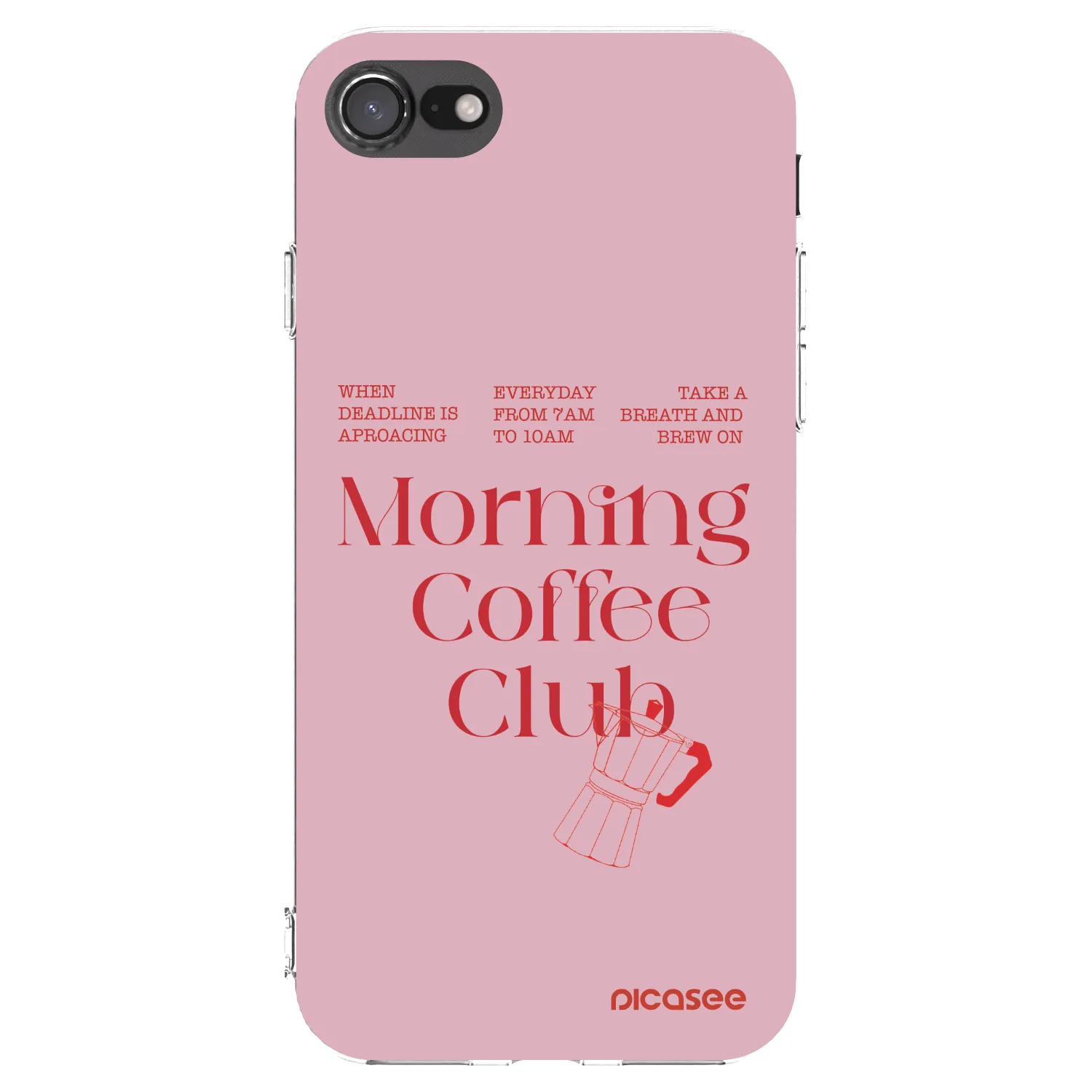 Picasee Apple iPhone 7 Hülle - Transparentes Silikon - Morning