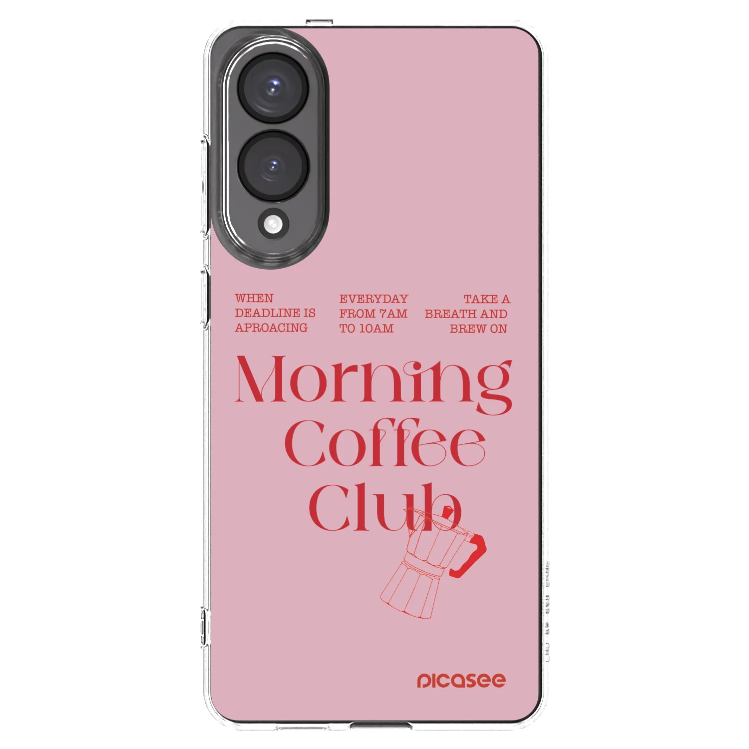 Picasee Samsung Galaxy S25 Edge 5G Hülle - Transparentes Silikon - Morning