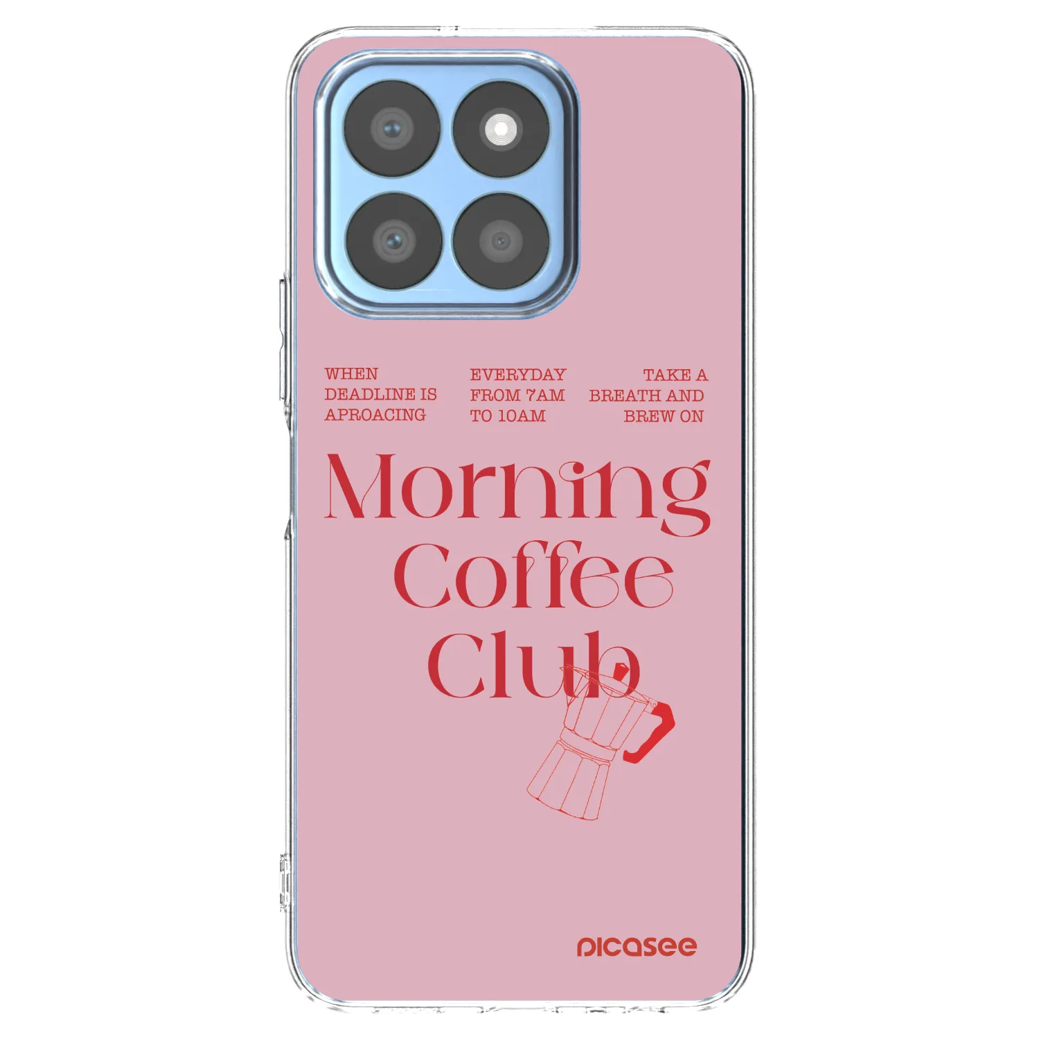 Picasee Honor X8c Hülle - Transparentes Silikon - Morning