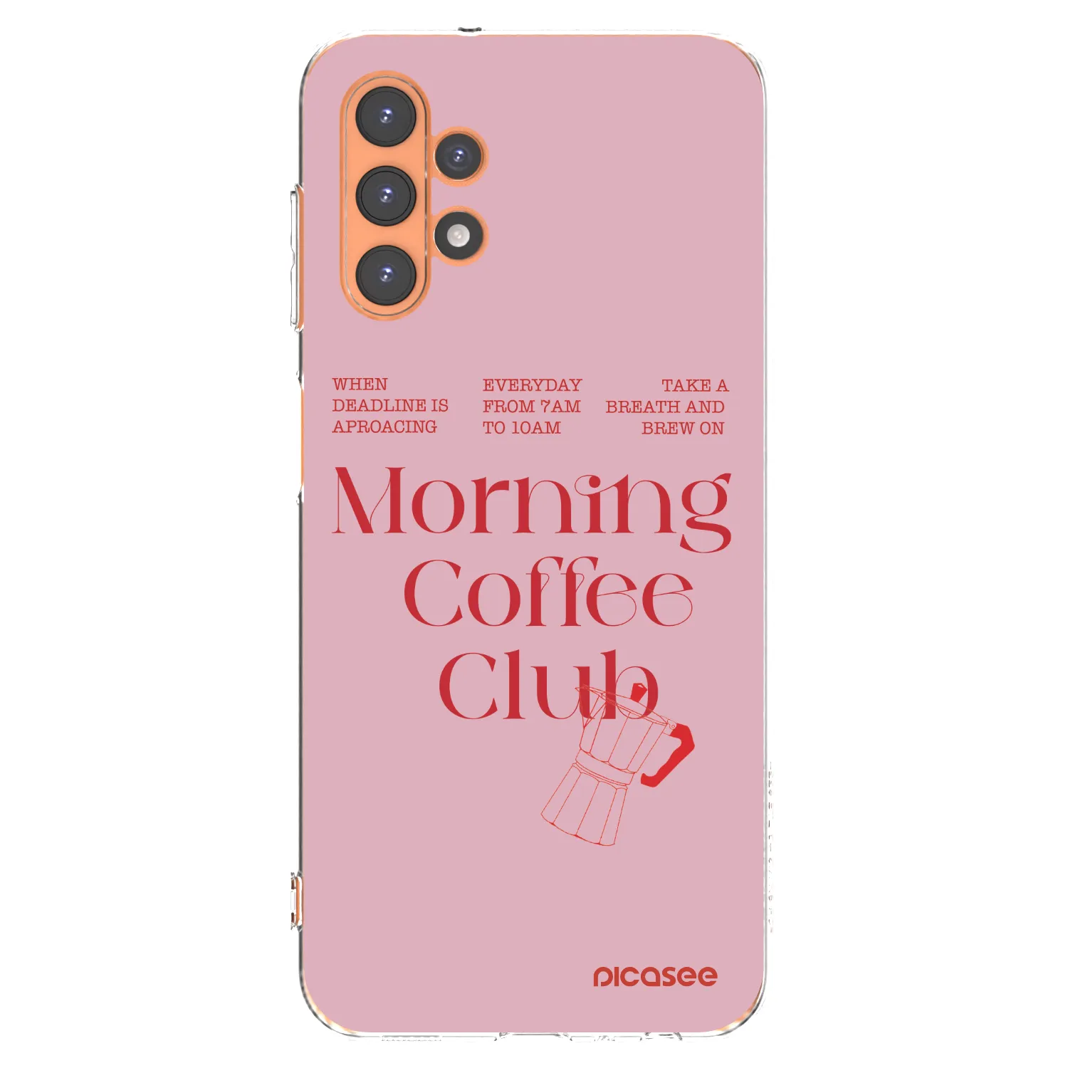 Picasee Samsung Galaxy A13 5G Hülle - Transparentes Silikon - Morning