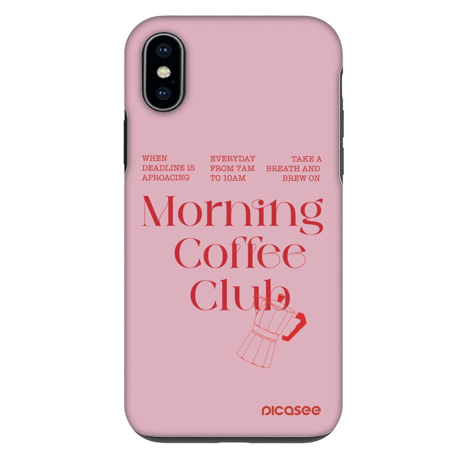 Picasee Fashion Case für Apple iPhone X/XS - Morning