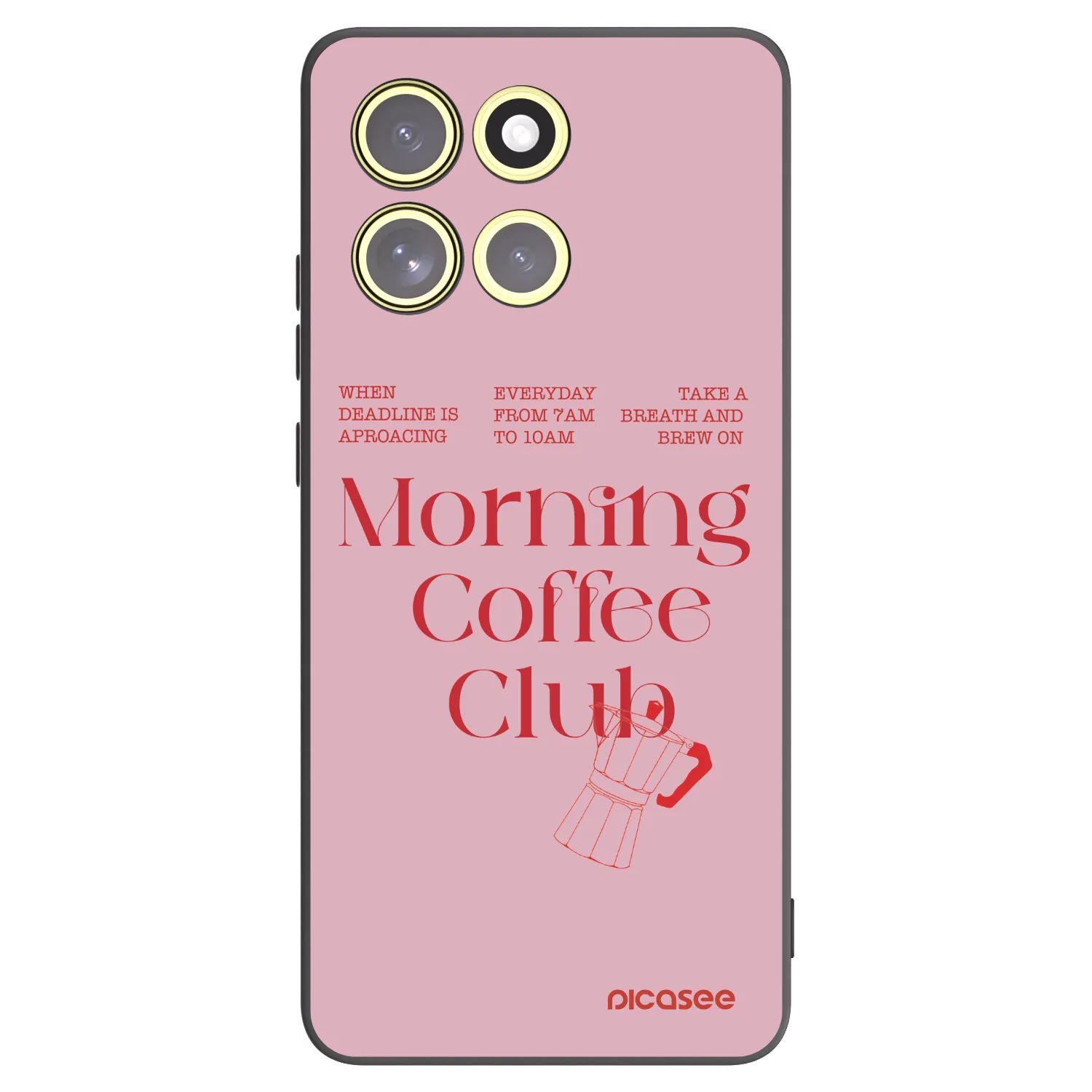 Picasee Motorola Moto G86 Power 5G Hülle - Schwarzes Silikon - Morning