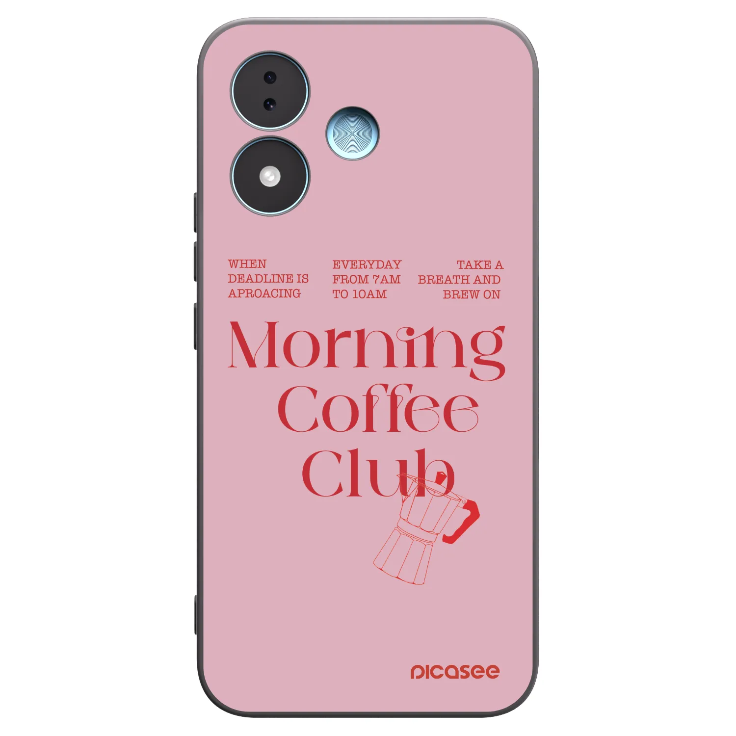 Picasee Xiaomi Redmi Note 17 5G Hülle - Schwarzes Silikon - Morning