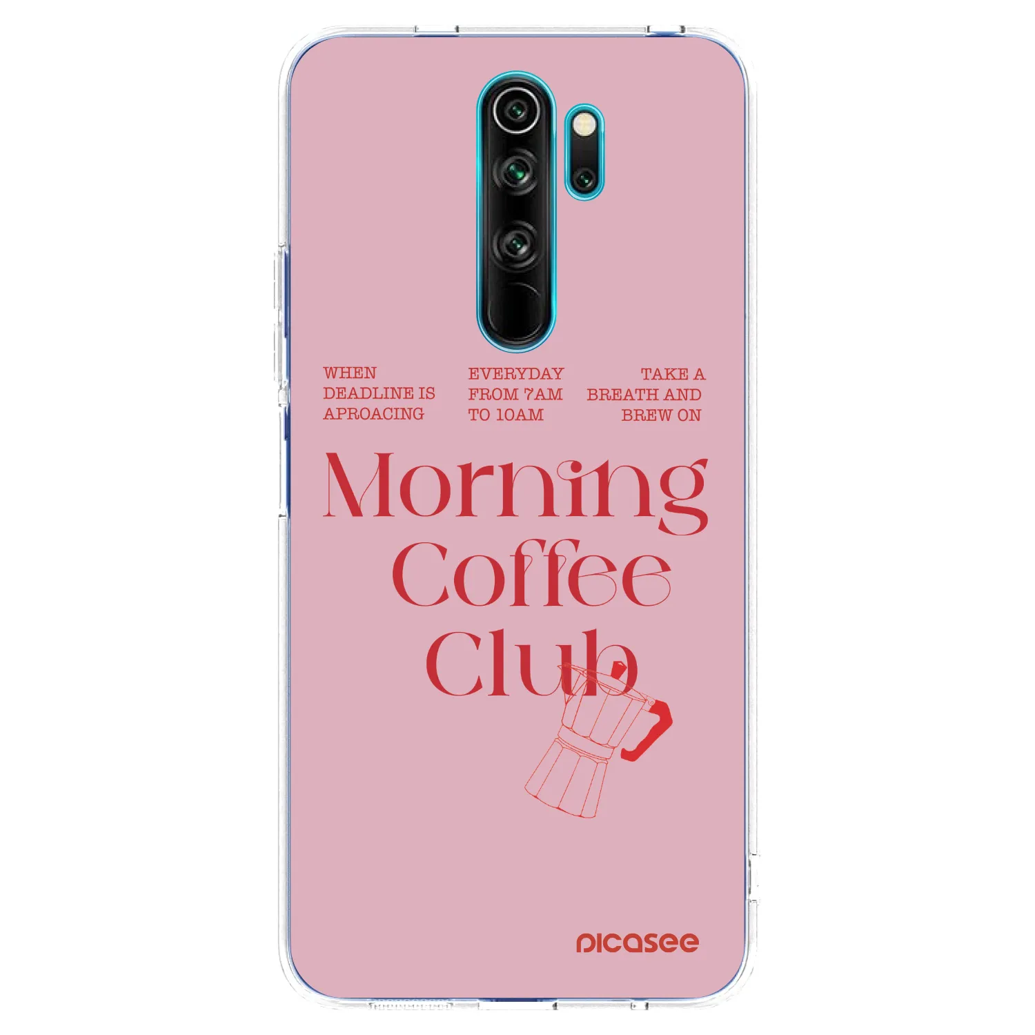 Picasee Xiaomi Redmi Note 8 Pro Hülle - Transparentes Silikon - Morning