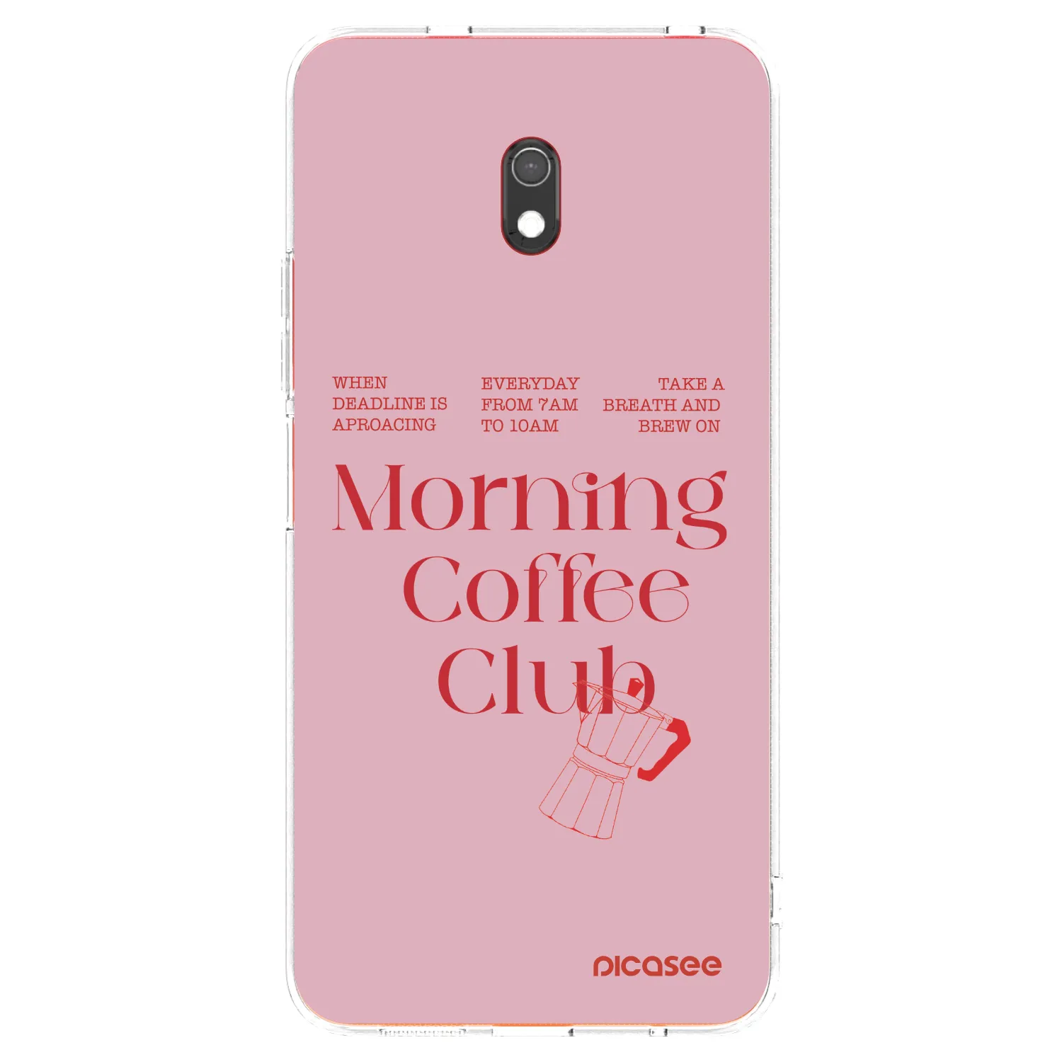 Picasee Xiaomi Redmi 8A Hülle - Transparentes Silikon - Morning