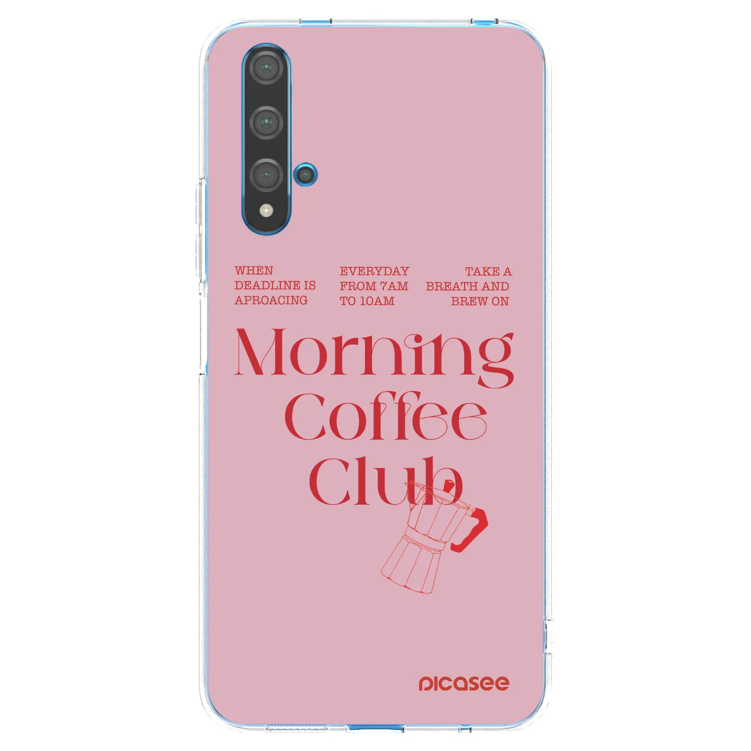 Picasee Huawei Nova 5T Hülle - Transparentes Silikon - Morning