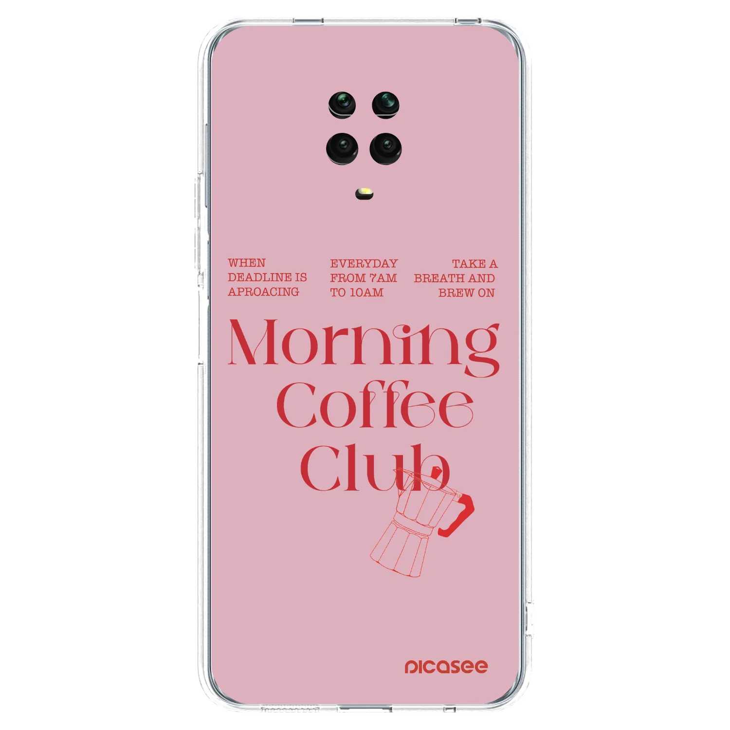 Picasee Xiaomi Redmi Note 9S Hülle - Transparentes Silikon - Morning