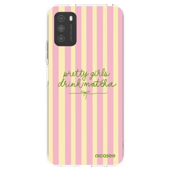 Picasee Xiaomi Poco M3 Hülle - Transparentes Silikon - Pretty matcha
