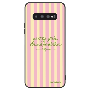 Hülle für Samsung Galaxy S10 G973 - Pretty matcha