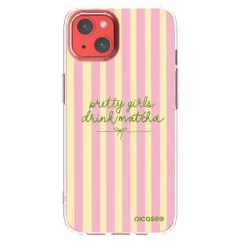 Picasee Apple iPhone 13 Hülle - Transparentes Silikon - Pretty matcha