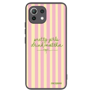 Picasee Xiaomi 11 Lite 5G NE Hülle - Schwarzes Silikon - Pretty matcha
