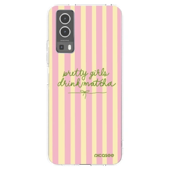 Picasee Vivo Y72 5G Hülle - Transparentes Silikon - Pretty matcha