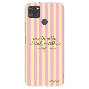 Picasee Realme C21Y Hülle - Transparentes Silikon - Pretty matcha