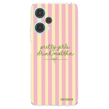 Picasee Xiaomi Poco F5 Hülle - Transparentes Silikon - Pretty matcha