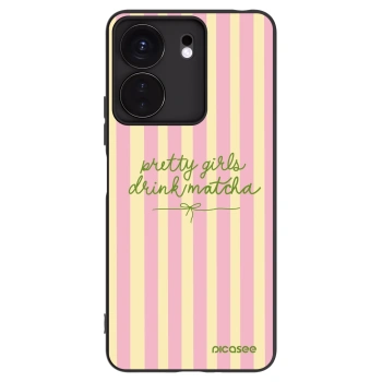 Picasee Xiaomi Redmi 13C 4G Hülle - Schwarzes Silikon - Pretty matcha