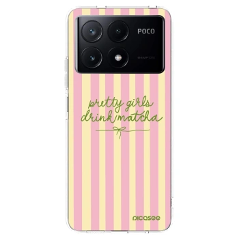 Picasee Xiaomi Poco X6 Pro Hülle - Transparentes Silikon - Pretty matcha