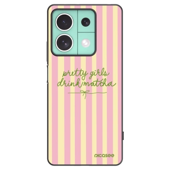 Picasee Xiaomi Redmi Note 13 5G Hülle - Schwarzes Silikon - Pretty matcha
